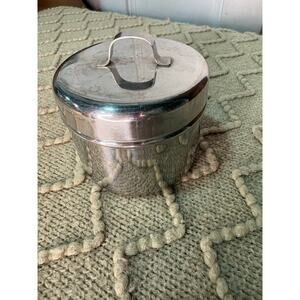 Vintage Vollrath Stainless Steel Ware Surgical Needle Canister